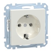 SCHUKO-Steckdose pws mit Steckklemme MEG2301-0619 