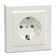 SCHUKO-Steckdose pws volle Abdeckplatte MEG2301-1519 