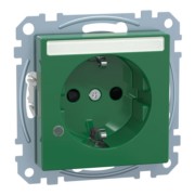 SCHUKO-Steckdose SV gn Ko.Licht Schriftfeld MEG2303-0304 