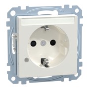 SCHUKO-Steckdose pws Ko.Licht Schriftfeld MEG2303-0319 