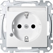 SCHUKO-Steckdose pws Ko.Licht Schriftfeld MEG2303-0419 