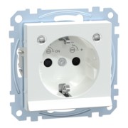 SCHUKO-Steckdose aws/gl Lichtausl.LED-Bel. MEG2304-0325 