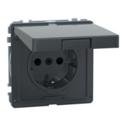 SCHUKO-Steckdose anth Klappdeckel MEG2310-7214 