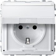 SCHUKO-Steckdose pws Klappd.Schriftfeld MEG2312-7219 