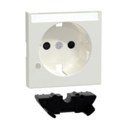 Zentralplatte pws/gl f.Steckdose K-Licht MEG2333-0319 