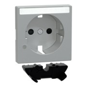 Zentralplatte alu f.Steckdose K-Licht MEG2333-0460 