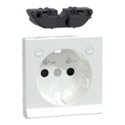 Zentralplatte aws/gl f.Steckdose LED MEG2334-0325 