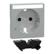 Zentralplatte alu f.Steckdose ÜS MEG2335-0460 