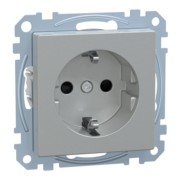 SCHUKO-Steckdose alu Kennz.Trockner MEG2351-0460 