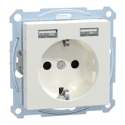 SCHUKO-Steckdose m.USB Ladegerät pws MEG2366-0319 