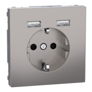 SCHUKO-Steckdose m.USB Ladegerät nmet MEG2366-6050 