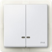 Doppelwippe pws Kontrollfenster IP44 MEG3424-0419 