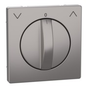 Zentralplatte nickelmet Roll.Tast-Rastschalt MEG3875-6050 