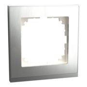 Decor-Rahmen 1-fach Edelstahl/aluminium MEG4010-3646 