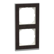 Decor-Rahmen 2-fach Wenge/aluminium MEG4020-3671 
