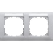 Rahmen 2-fach aluminium MEG4021-3660 