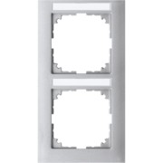 Rahmen 2-fach aluminium MEG4022-3660 