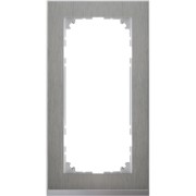 Decor-Rahmen 2-fach Edelstahl/aluminium MEG4025-3646 