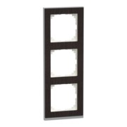 Decor-Rahmen 3-fach Wenge/aluminium MEG4030-3671 