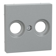Zentralplatte alu für Antennendose MEG4122-0460 