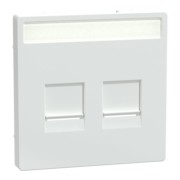 Zentralplatte 2f.lotosws für Modular Jack MEG4564-6035 