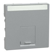Zentralplatte 1fach alu MEG4573-0460 