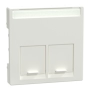 Zentralplatte 2fach polarws gl MEG4574-0319 