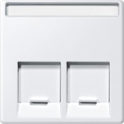 Zentralplatte 2fach polarws MEG4574-0419 