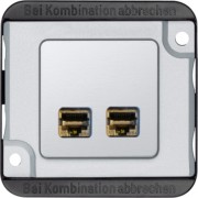 Anschlussmodul-RJ45 2-f. Panzer Actassi MEG4576-7022 
