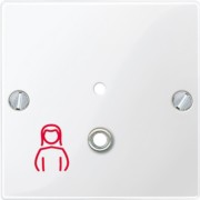 Zentralplatte pws/gl Zugtaster MEG4843-0319 