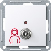 Systemsteckdose aws/gl f.Birntaster o.Licht MEG4846-0325 