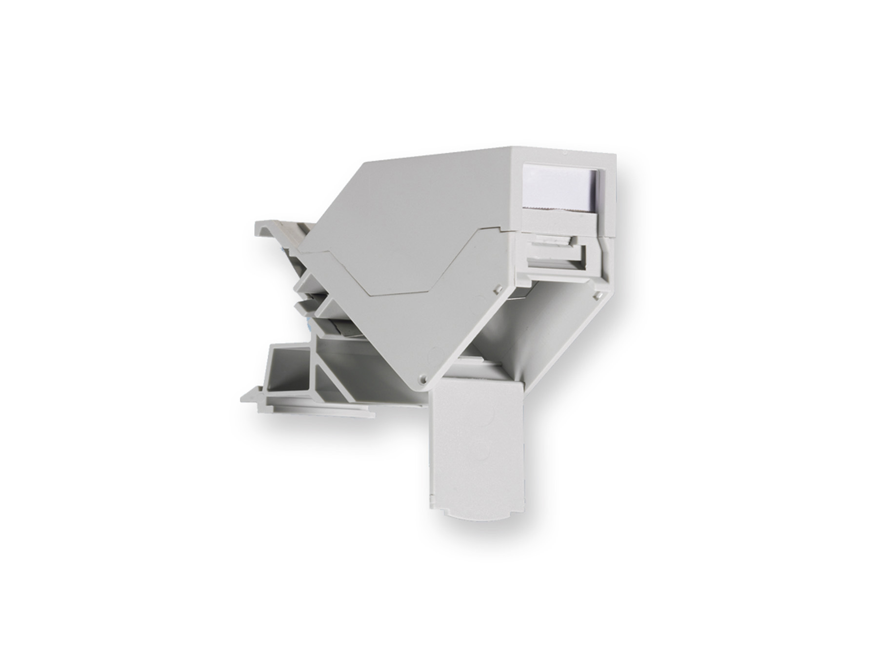 Ind.-Hutschienenadapter 1-Port, RAL7035 WAXISE-V0103-C001 