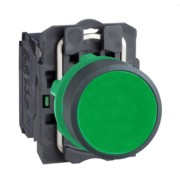 Drucktaster flach, gn, 1S XB5AA31 