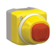 Not-Aus/Not-Halt 2 LEDs ws/rt 24V1S1Ö XALK84W3BE 