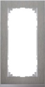 Decor-Rahmen 2-fach Edelstahl/aluminium MEG4025-3646 