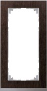 Decor-Rahmen 2-fach Wenge/aluminium MEG4025-3671 