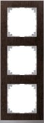 Decor-Rahmen 3-fach Wenge/aluminium MEG4030-3671 