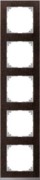 Decor-Rahmen 5-fach Wenge/aluminium MEG4050-3671 