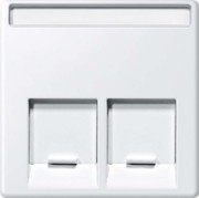 Zentralplatte 2fach polarws gl MEG4574-0319 