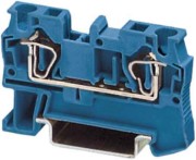 Zugfederklemme 0,08-6qmm B=6,2mm bl ST 4 BU 