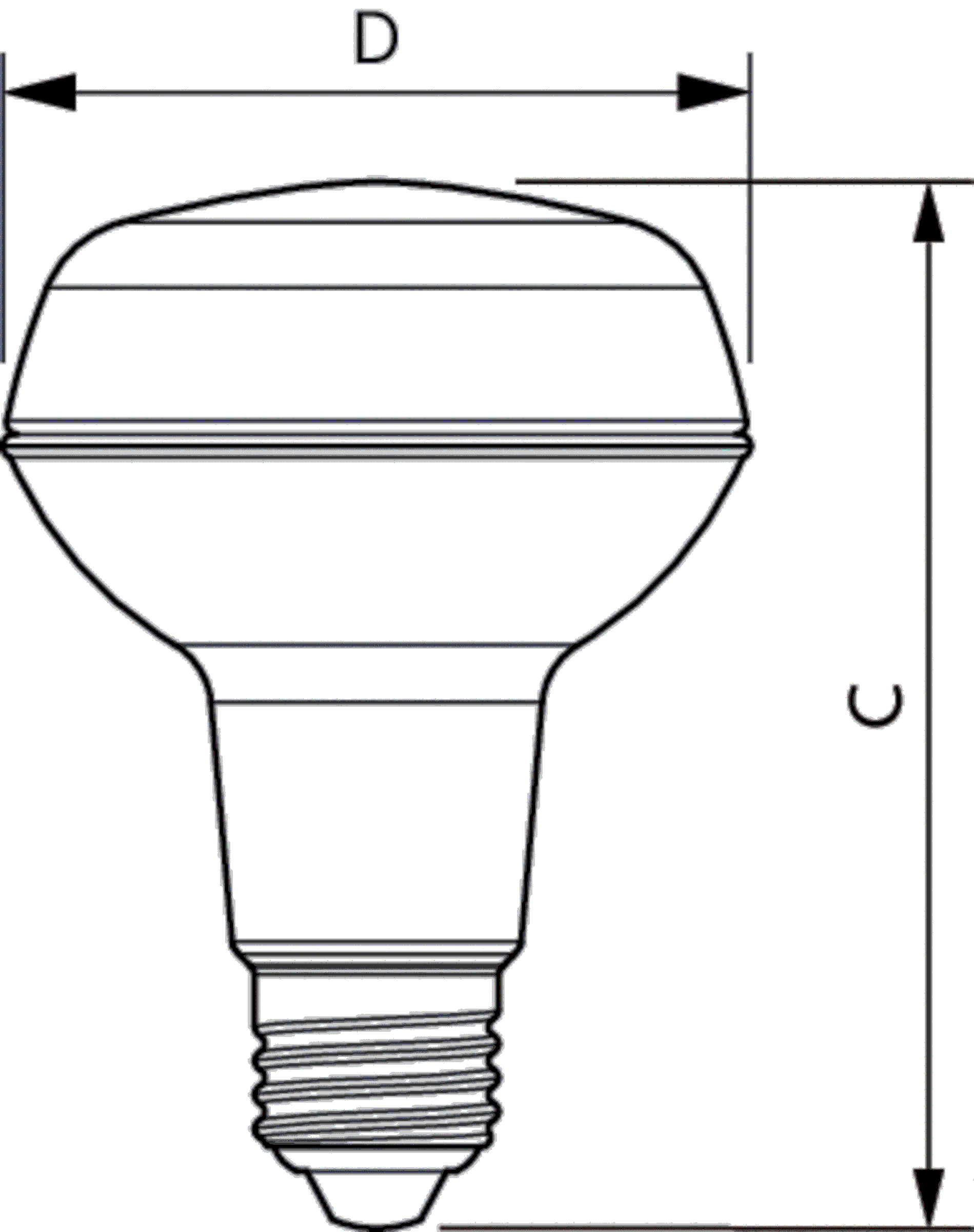 Philips Lighting LED-Reflektorlampe R80 E27 CoreProLED #81183200 