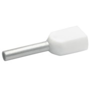 Zwillings-Aderendhülse 2x0,5qmm ws isol. 8698 