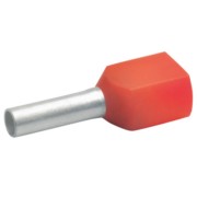 Zwillings-Aderendhülse 2x1qmm rt isol. 87110 
