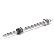 Stockschraubenset M12x300 incl.3Flanschmuttern 110012-300 