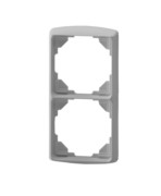 Abdeckrahmen 2-fach inteoweiß 9000850 