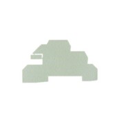 Abschlußplatte 1,5mm beige WAP WDL2.5/S 