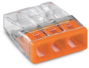 Verbindungsdosenklemme 3x 0.5-2.5 orange 2273-203 