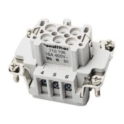 Buchseneinsatz B6 0,5-2,5 20-14AWG 710106 