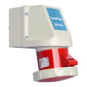 Wandsteckdose 16A 5P 400V 6h IP67 119 