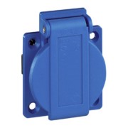 Schutzkontaktsteckdose 16A230V2P+E IP54 bl 10003 